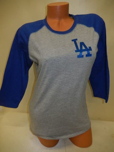 0921 WOMENS Ladies LOS ANGELES DODGERS "3/4 Sleeve" Baseball Jersey Shirt NEW