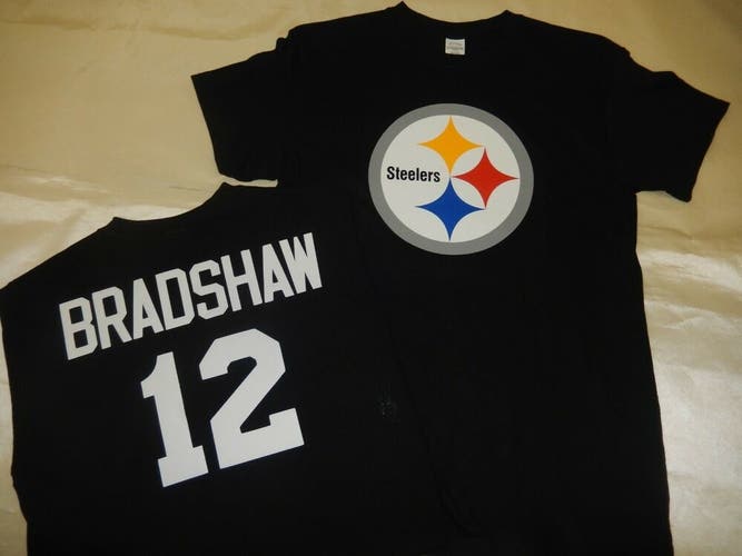 0925 MENS Pittsburgh Steelers TERRY BRADSHAW Eligible Receiver Jersey Shirt New