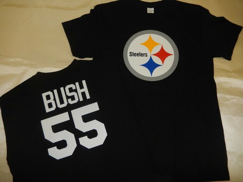 Fanatics Steelers #55 Devin Bush Short Sleeve T-Shirt - S