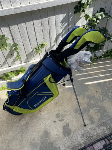 Brand new Topflite complete golf club set with upgraded driver