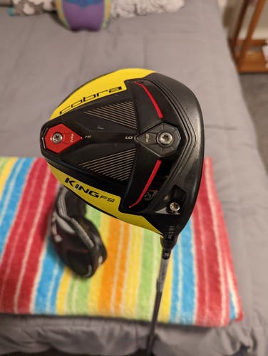 Driver Used Men's Cobra Right Handed King F9 Speedback Stiff Flex 10.5 Loft