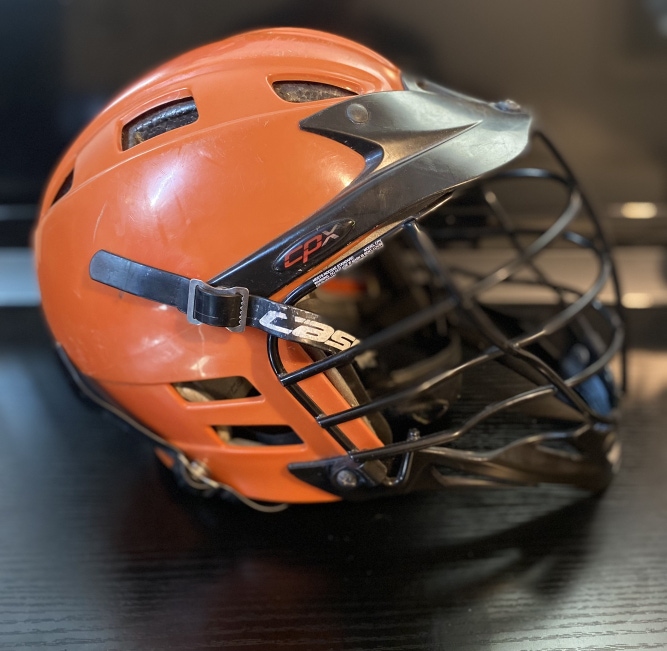Orange Player's Cascade CPX Helmet Youth