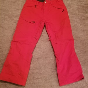 Red Ski Pants Men's Adult Used XL The North Face