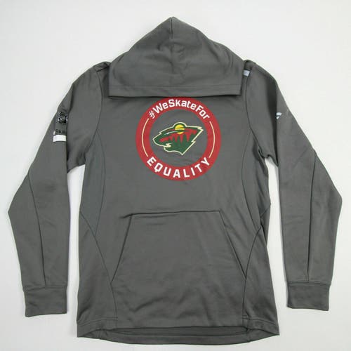 TEAM PLAYER ISSUE Jared Spurgeon Minnesota Wild Fanatics Authentic Pro Hoodie M