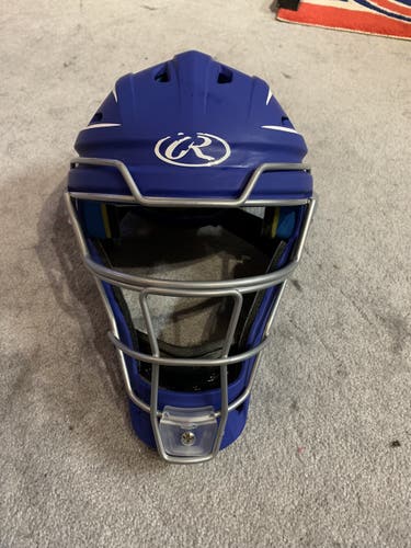 Rawlings Mach Catcher's Mask Royal Blue Matte