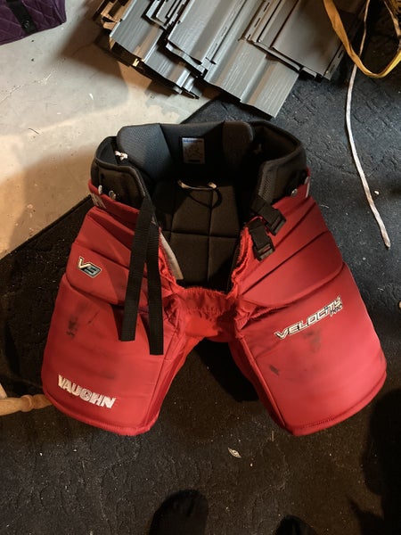 Senior Large Vaughn Pro Stock Velocity V9 Pro Hockey Goalie Pants
