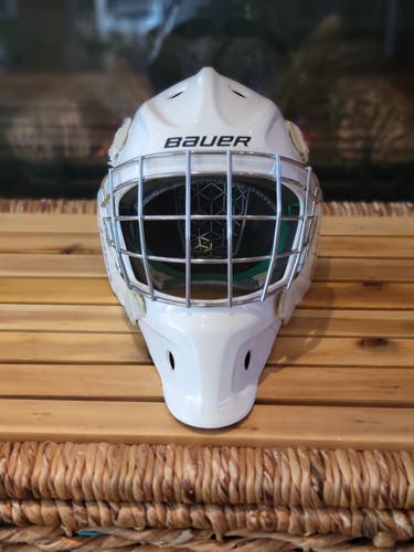 Bauer Goalie Mask NME 4 (White/Senior)