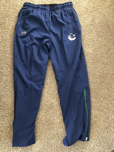 Fanatics Team Issue Vancouver Canucks Warm Up Pants Size Large