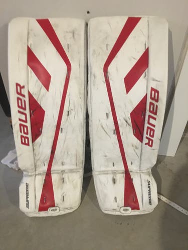 Goalie Leg Pads Used 30"+ 1Bauer Supreme One.5