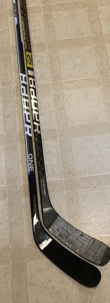 Hockey Stick Senior Used Left Hand Bauer Supreme 2S Pro Mid Pattern Pro Stock