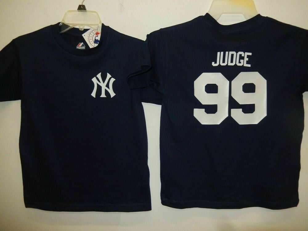 0306 Boys Youth Majestic NEW YORK YANKEES Judge Jeter Baseball