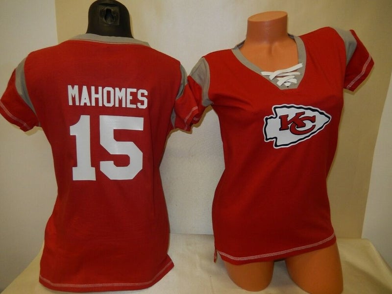 0114 Womens Kansas City Chiefs PATRICK MAHOMES Football Jersey