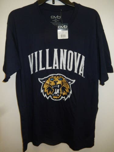 0206-1 OVB Mens VILLANOVA WILDCATS College Shirt New BLUE NWT $20