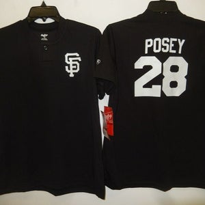0213 Boys Youth San Francisco Giants BUSTER POSEY 2 Button Baseball JERSEY New