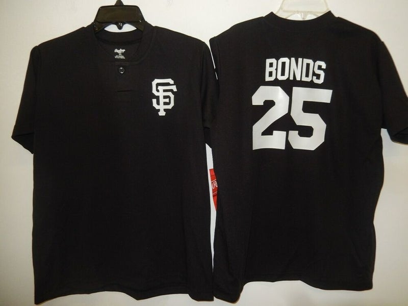 0213 Boys Youth San Francisco Giants BARRY BONDS 2 Button Baseball