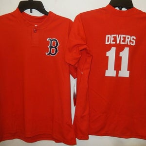 0217 Boys Youth Boston Red Sox RAFAEL DEVERS 2 Button Baseball JERSEY New RED