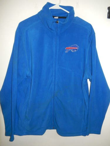 20117 Womens Ladies BUFFALO BILLS Full Zip Jersey Fleece Jacket BLUE New