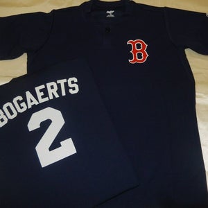 0218 Boys Youth Boston Red Sox XANDER BOGAERTS Pullover Baseball JERSEY BLUE