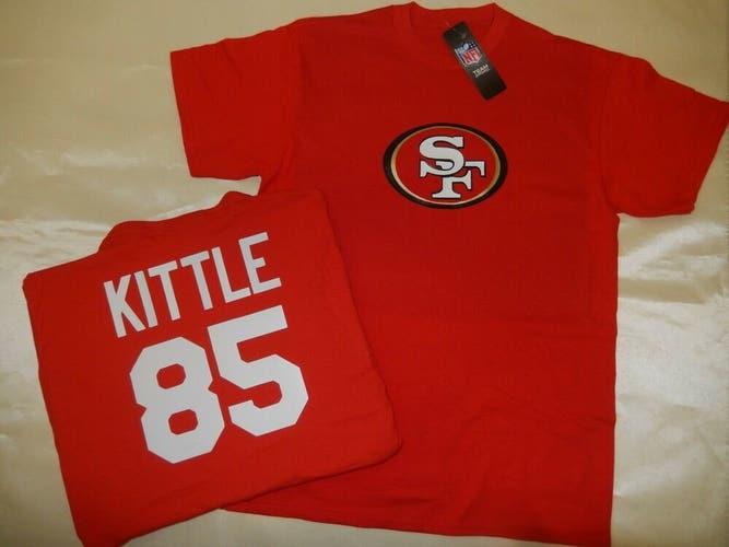 20117 MENS San Francisco 49ers GEORGE KITTLE Crew Neck Football Jersey SHIRT New