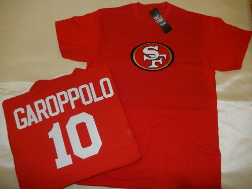 20117 MENS San Francisco 49ers JIMMY GAROPPOLO Crew Neck Football Jersey SHIRT
