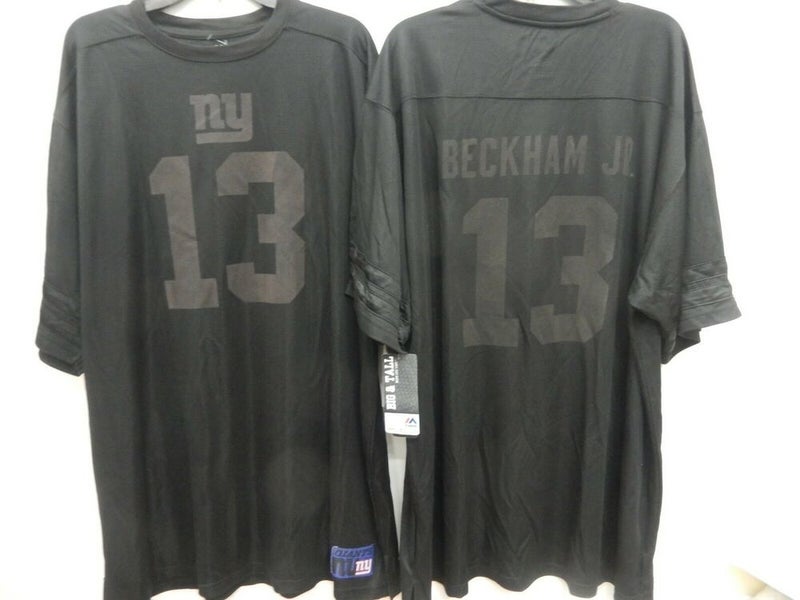 Youth Xl NEW YORK GIANTS Odell Beckham Jr. Blue Name & Number Jersey T- Shirt