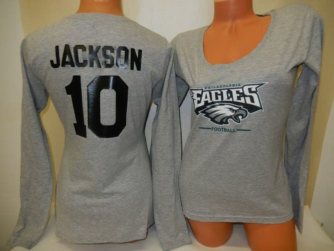 9813 Womens Ladies Philadelphia Eagles DESEAN JACKSON Football Jersey Shirt GRAY