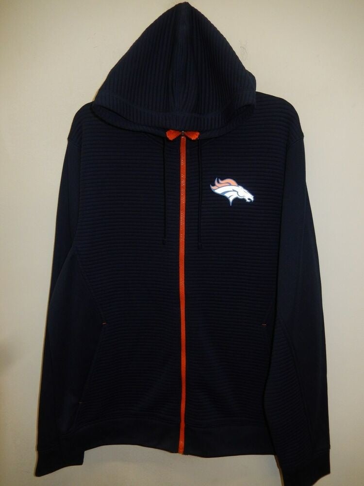 9806 Mens CHICAGO BEARS Full Zip Hooded Hoodie Jersey SWEATSHIRT