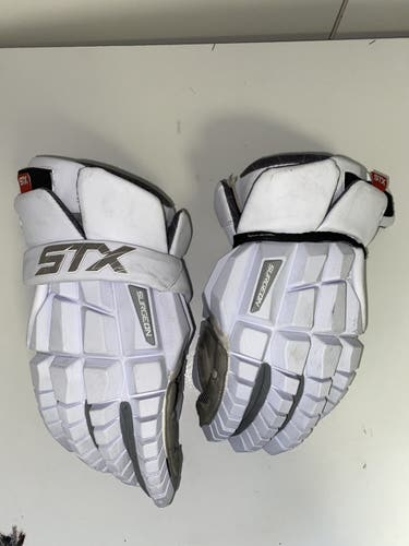 Used Player's STX 13" Rzr Lacrosse Gloves