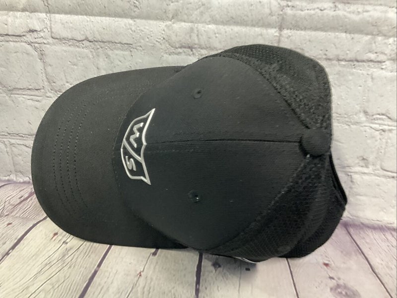 Wilson Golf Snapx Hat Black Polyester Durable Comfortable New Without Tags