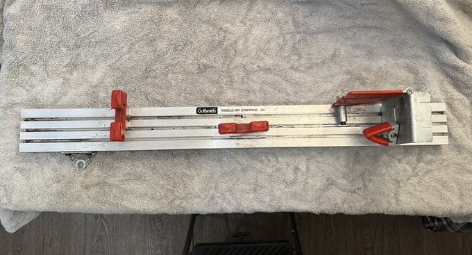 1-Used Silver Modular Gripping Jig