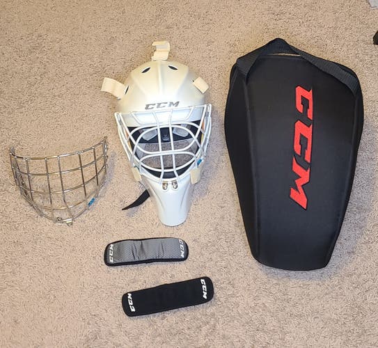 Goalie Mask Senior Used CCM Axis Pro Certified size M