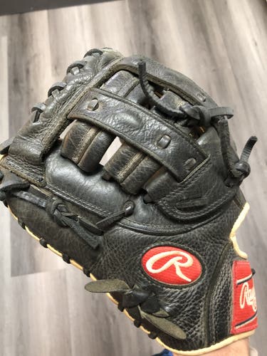 Baseball Glove Used Left Hand Throw Rawlings First Base Gold Glove 12"