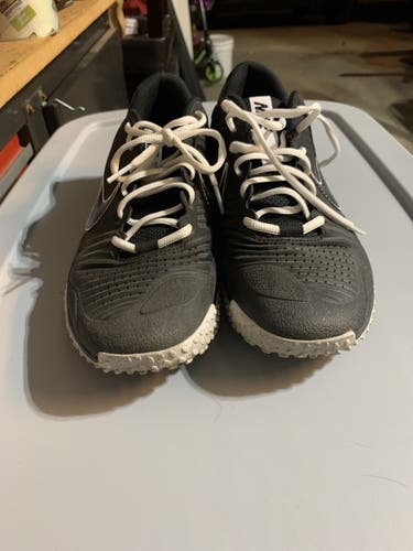 Black Used Turf Cleats Nike Alpha Huarache Elite