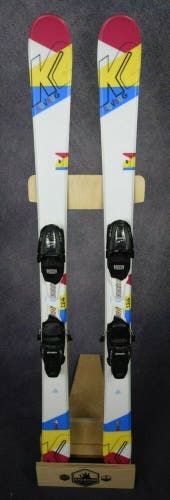 NEW K2 LUV BUG SKIS SIZE 124 CM WITH MARKER BINDINGS