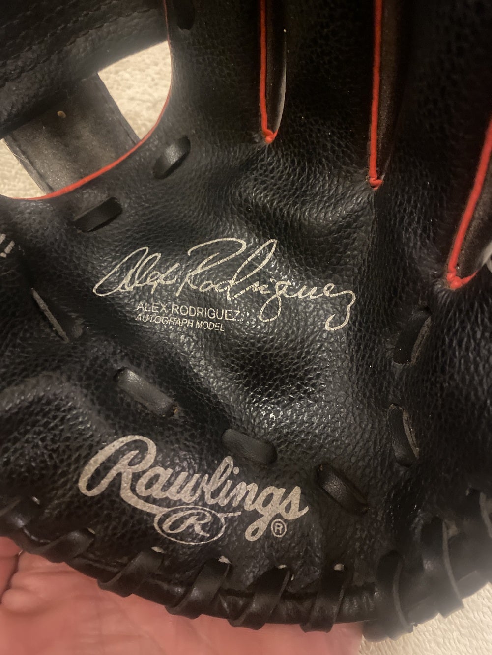 Authentic Rare Vintage Rawlings 2002 MLB Los Angeles Dodgers Alex