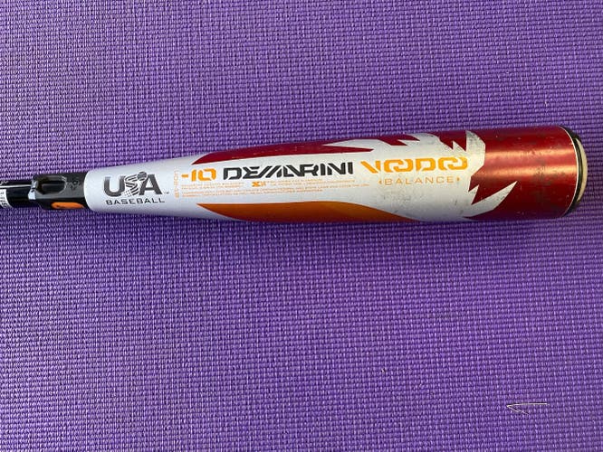 DeMarini Voodoo Baseball Bat, Alloy, 27”, 17oz