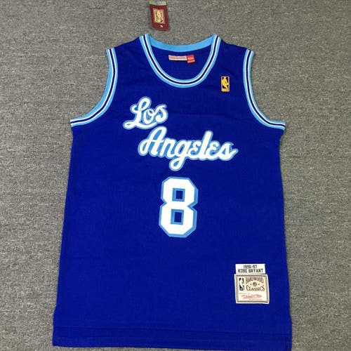 Kobe Bryant LA Blue Jersey Adult Men's New Large Mitchell & Ness Gift