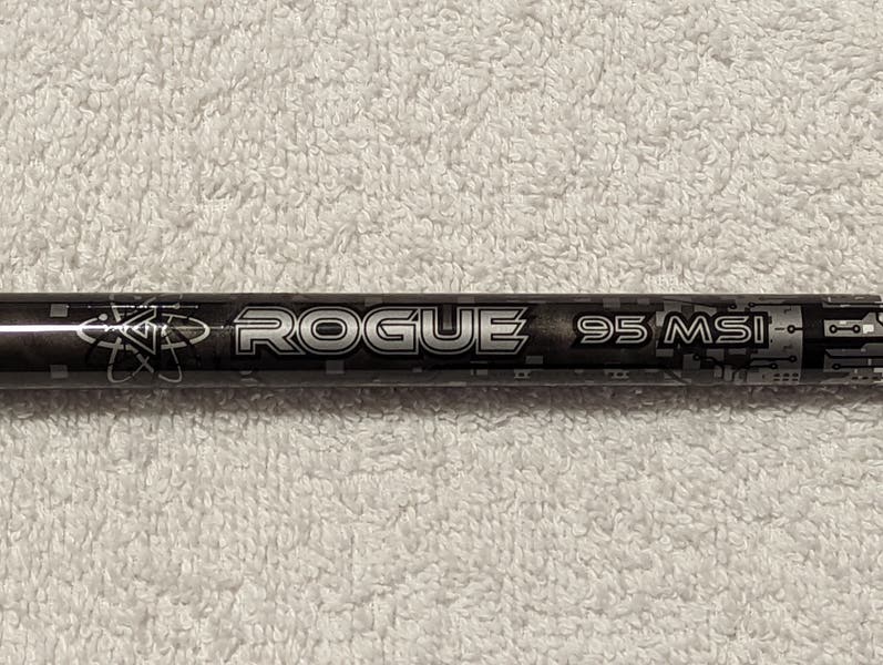 Aldila Rogue Black 95 MSI 85 Gram Regular Flex Hybrid Shaft