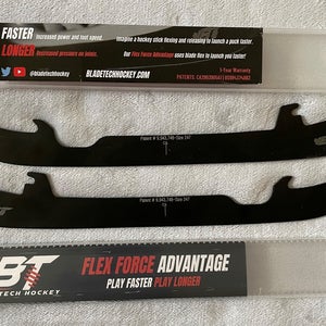 Used 247 Bladetech steel black armour runners for CCM Speedblade XS holder, only sharpened, not used