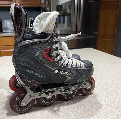 Size 6.0 R Bauer Vapor X70R Hi-Lo Street Hockey Inline Hockey Skates