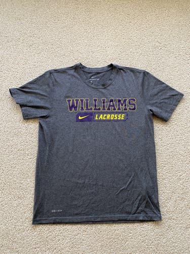 Gray Gently Used Medium Williams Lacrosse Nike Shirt
