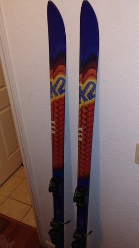 K2 Slalom 7.2 USA Composite 180 cm used skis and bindings