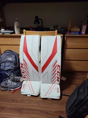 Goalie Leg Pads Used 34" CCM Axis Pro