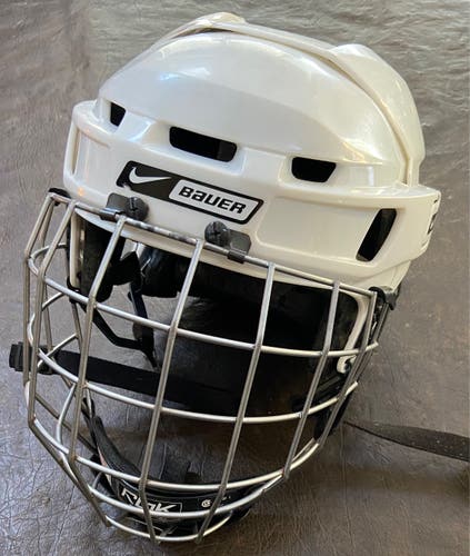 Used Large Bauer Helmet + RBK Cage