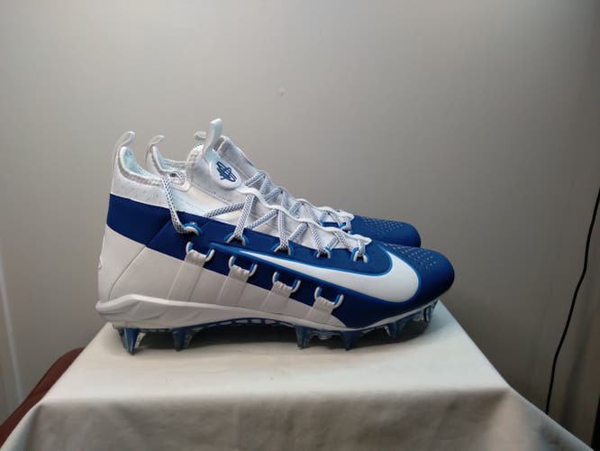 White Adult New Men's Size 11 (Women's 12) Molded Cleats Nike Low Cut Alpha Huarache 6 Elite