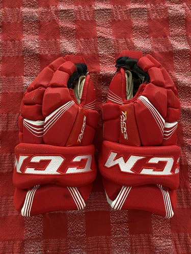 Gloves CCM Tacks 7092 15" Gloves Used Twice At Home To Test Out