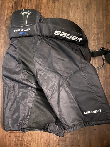 Used Small Jr Bauer Nexus 400 Hockey Pants Black