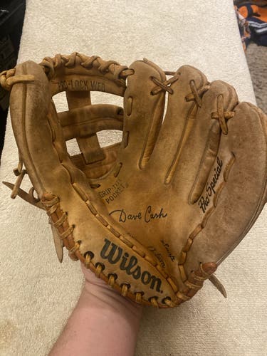 Vintage Dave Cash Autograph Series Wilson Used Right Hand Throw 11.5" Pro Special  Baseball Glove
