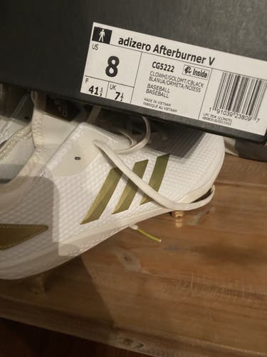 White Adult Metal Adidas Adizero