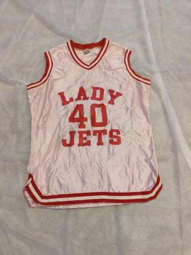 Vintage Adams Central High Lady Flying Jets Basketball Jersey Lady Champion 18
